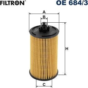 Filtron OE 684/3 - Масляный фильтр autodnr.net