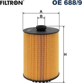 Filtron OE 688/9 - Масляний фільтр autocars.com.ua