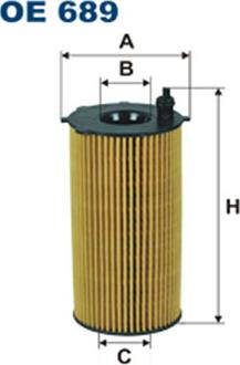 Filtron OE689 - Масляний фільтр autocars.com.ua