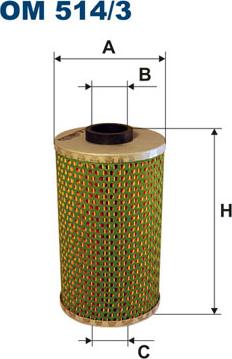 Filtron OM514/3 - Масляный фильтр autodnr.net