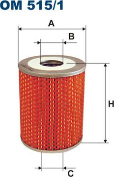 Filtron OM515/1 - Масляный фильтр avtokuzovplus.com.ua