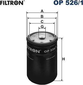 Filtron OP526/1 - Масляный фильтр autodnr.net