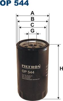 Filtron OP544 - Масляный фильтр autodnr.net