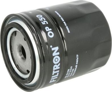 Filtron OP550 - Масляний фільтр autocars.com.ua