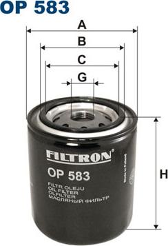 Filtron OP583 - Масляный фильтр autodnr.net
