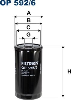 Filtron OP592/6 - Масляный фильтр autodnr.net