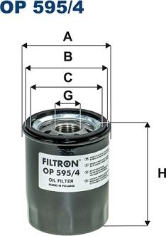 Filtron OP595/4 - Масляный фильтр autodnr.net