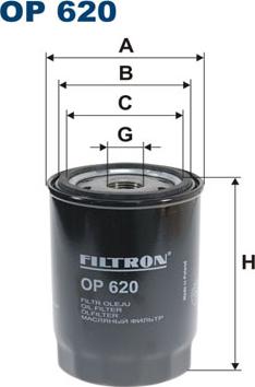 Filtron OP620 - Масляный фильтр autodnr.net