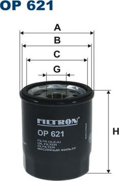 Filtron OP621 - Масляный фильтр autodnr.net