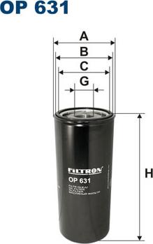 Filtron OP631 - Масляный фильтр autodnr.net