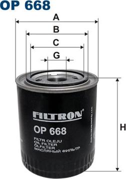 Filtron OP668 - Гидрофильтр, автоматическая коробка передач autodnr.net