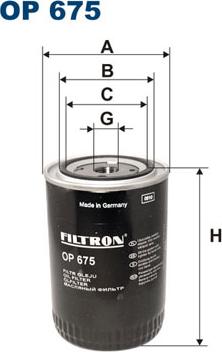 Filtron OP675 - Масляный фильтр autodnr.net