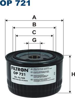Filtron OP721 - Гідрофільтри, автоматична коробка передач autocars.com.ua