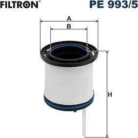 Filtron PE 993/5 - Топливный фильтр avtokuzovplus.com.ua