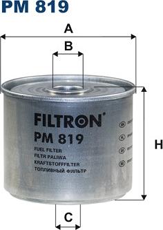 Filtron PM819 - Паливний фільтр autocars.com.ua