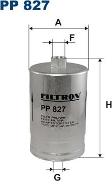 Filtron PP827 - Паливний фільтр autocars.com.ua