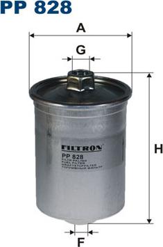 Filtron PP828 - Топливный фильтр autodnr.net