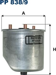 Filtron PP838/9 - Топливный фильтр avtokuzovplus.com.ua