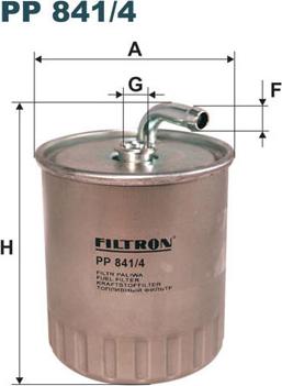 Filtron PP841/4 - Топливный фильтр avtokuzovplus.com.ua