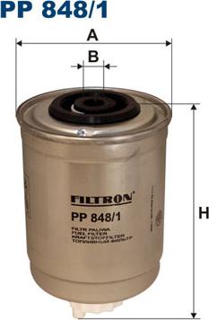 Filtron PP848/1 - Топливный фильтр avtokuzovplus.com.ua