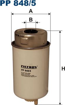 Filtron PP848/5 - Топливный фильтр avtokuzovplus.com.ua