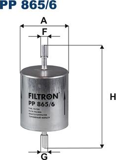 Filtron PP 865/6 - Паливний фільтр autocars.com.ua