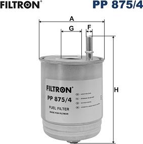 Filtron PP 875/4 - Паливний фільтр autocars.com.ua