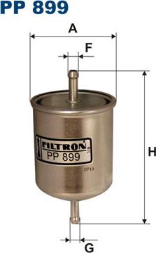 Filtron PP899 - Топливный фильтр autodnr.net