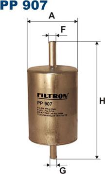 Filtron PP907 - Топливный фильтр autodnr.net