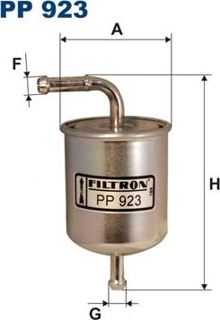 Filtron PP923 - Топливный фильтр autodnr.net