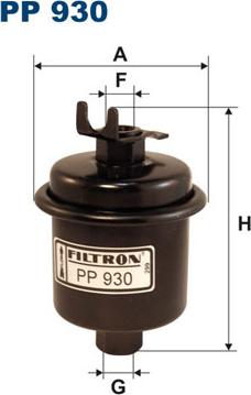 Filtron PP930 - Топливный фильтр avtokuzovplus.com.ua