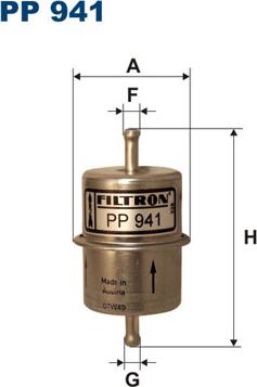 Filtron PP941 - Топливный фильтр autodnr.net