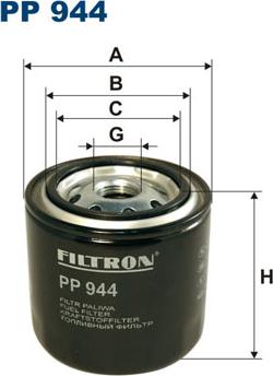 Filtron PP944 - Паливний фільтр autocars.com.ua