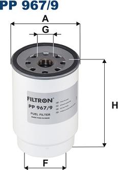 Filtron PP 967/9 - Топливный фильтр autodnr.net