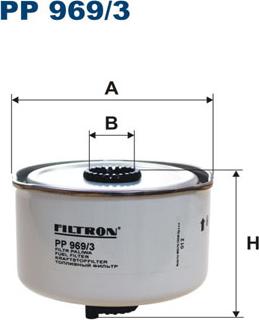 Filtron PP969/3 - Топливный фильтр avtokuzovplus.com.ua