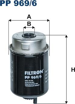 Filtron PP969/6 - Топливный фильтр avtokuzovplus.com.ua