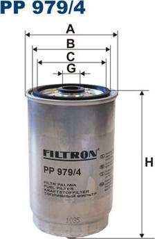 Filtron PP979/4 - Топливный фильтр autodnr.net