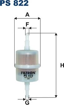 Filtron PS822 - Топливный фильтр autodnr.net
