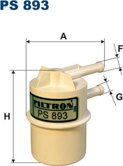 Filtron PS893 - Топливный фильтр autodnr.net