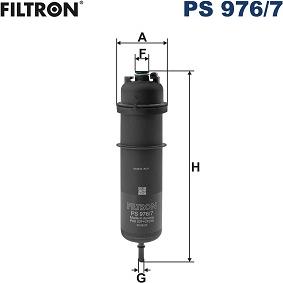 Filtron PS 976/7 - Топливный фильтр avtokuzovplus.com.ua
