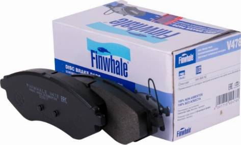Finwhale V478 - Колодка гальм. диск. CHEVROLET AVEO передн. вир-во FINWHALE autocars.com.ua