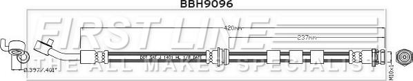 First Line BBH9096 - Гальмівний шланг autocars.com.ua