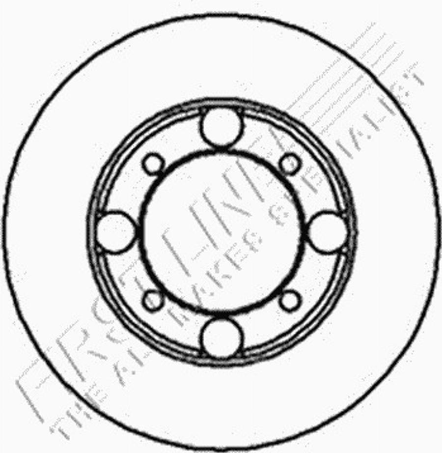 First Line FBD 868 - Тормозной диск autodnr.net