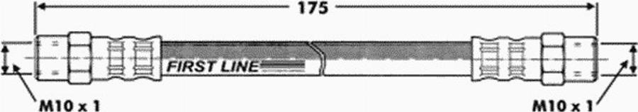 First Line FBH 6630 - Тормозной шланг autodnr.net