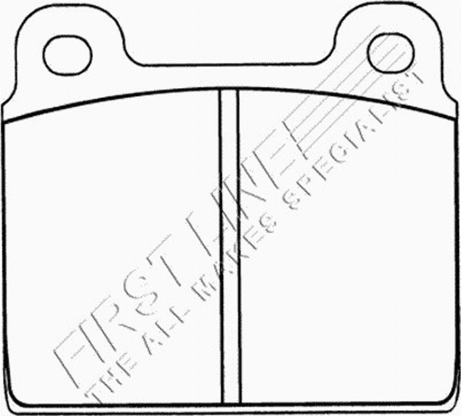 First Line FBP1057 - Тормозные колодки, дисковые, комплект autodnr.net