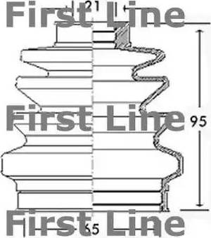 First Line FCB2491 - Пыльник, приводной вал autodnr.net