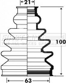 First Line FCB2920 - Пильник, приводний вал autocars.com.ua