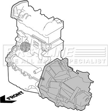 First Line FEM3110 - Подушка, підвіска двигуна autocars.com.ua