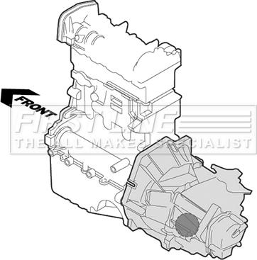 First Line FEM4402 - Подушка, підвіска двигуна autocars.com.ua