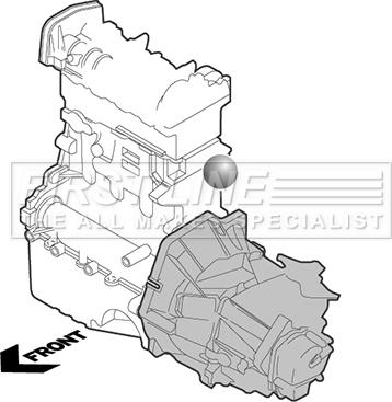 First Line FEM3540 - Подушка, підвіска двигуна autocars.com.ua